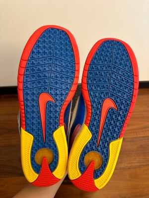 Nike 6.0 SB Dunk Air zoom oncore skate blue red shimmer 2007 Nike 6.0 SB Dunk Air zoom oncore skate blue red shimmer 2007