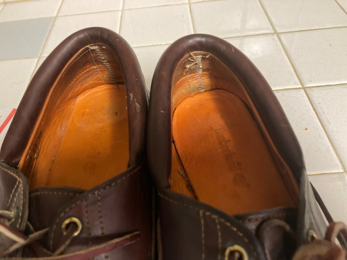 TIMBERLAND Icon 3 Eye Classic Handsewn Lug Boat Shoes Brown