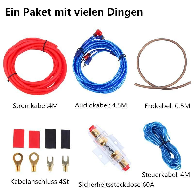 Freiwillige Cafe Grusel subwoofer auto kabel Flasche Paket Wohnheim