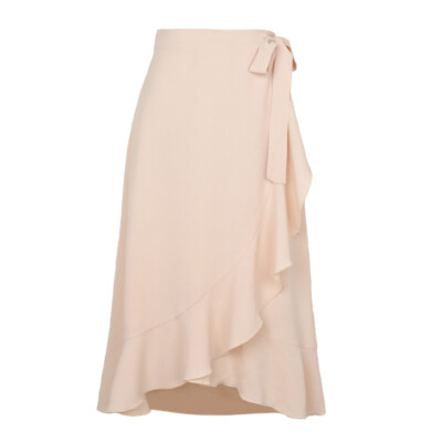 スカート yuraI'or Irregular hem Wrap Skirt スカート yuraI'or Irregular hem Wrap Skirt Women Wrap Skirt