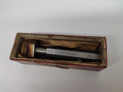 Gewindelehrdorn 1-11 1/2 NPT 1'' 11 1/2 NPT Thread Plug Gage Prüfdorn Prüflehre