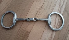 NEW Coronet French Link Flat Ring Eggbutt Horse Snaffle Bit  5.5"