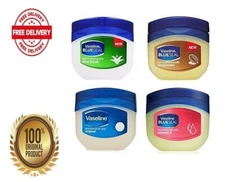 4 Pack  Vaseline 1.7oz Blue Seal (Cocoa Butter, Vitamin E, Aloe fresh, Original)