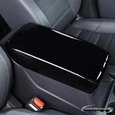 For Honda CRV CR-V 2023 2024 Black Central Armrest Storage Box Cover Trim