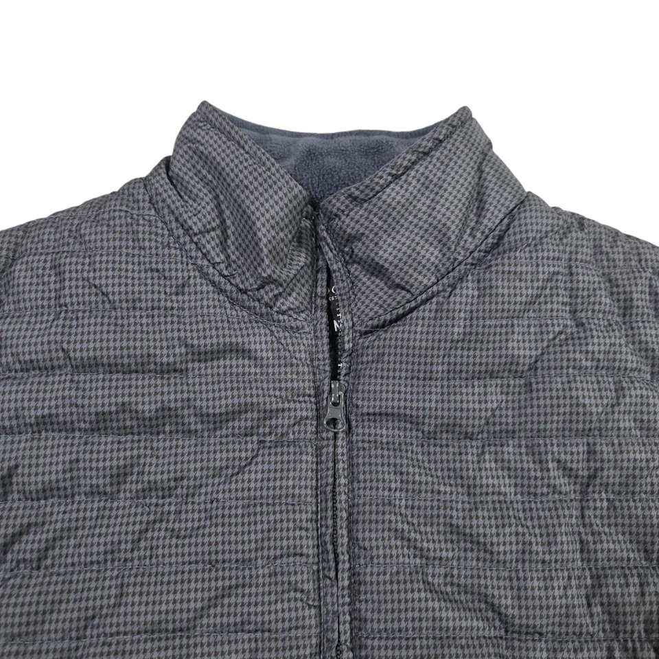 Мужской жилет London Fog Puffer Цвет черный Размер M На молнии Стеганый Флисовый Карман Гончая - Изображение 3 из 4