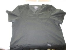 Womens black Cherokee Workwear scrub top Revolution size L Large