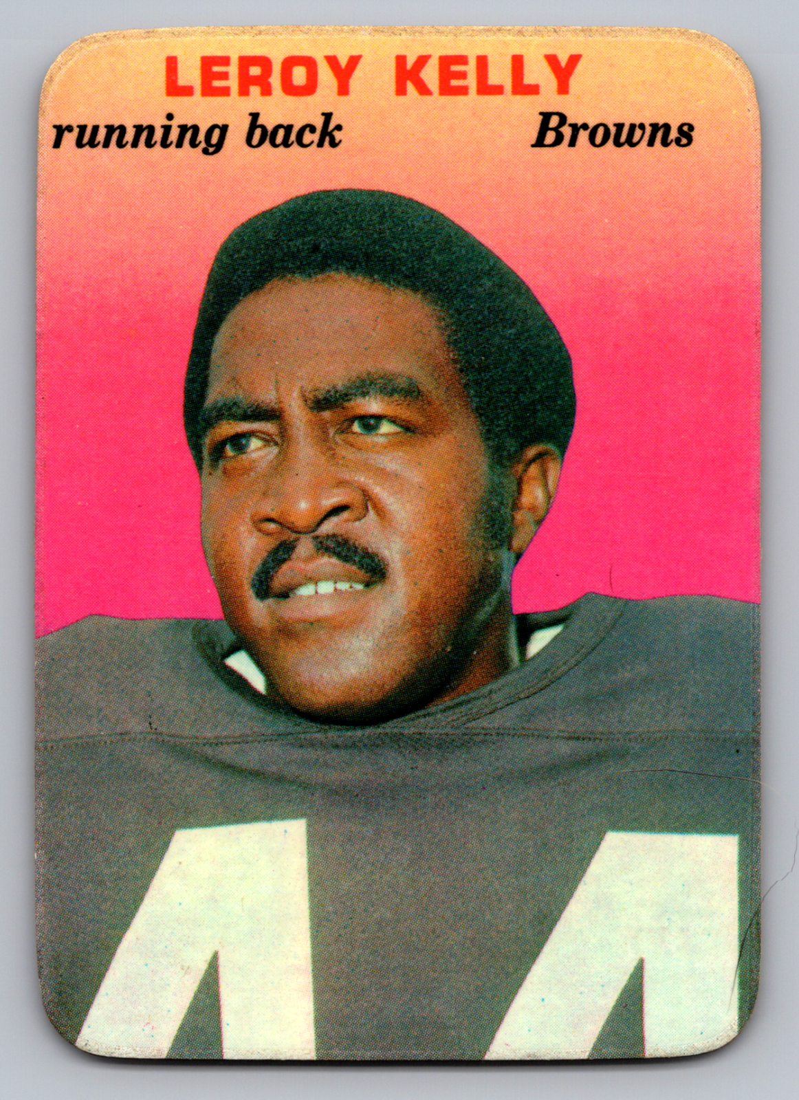 1970 Topps Glossy Inserts #5 Leroy Kelly Cleveland Browns Football Card