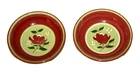 2-Vintage Stangl Pottery Magnolia Shallow Fruit Dessert Bowls Small Chip-SU #2