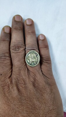 Goddess Durga Mata Charm Tribal Adjustable Flexible Comfortable Handmade Ring