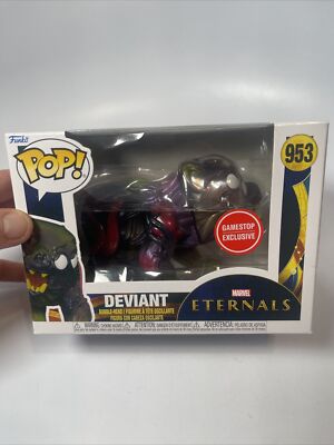 Funko Pop! Marvel Eternals Deviant #953 Gamestop Exclusive POP NEW Flipped