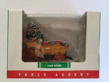 NEW 2005 Lemax Coventry Cove Table Accent "CHRISTMAS FARM WAGON"