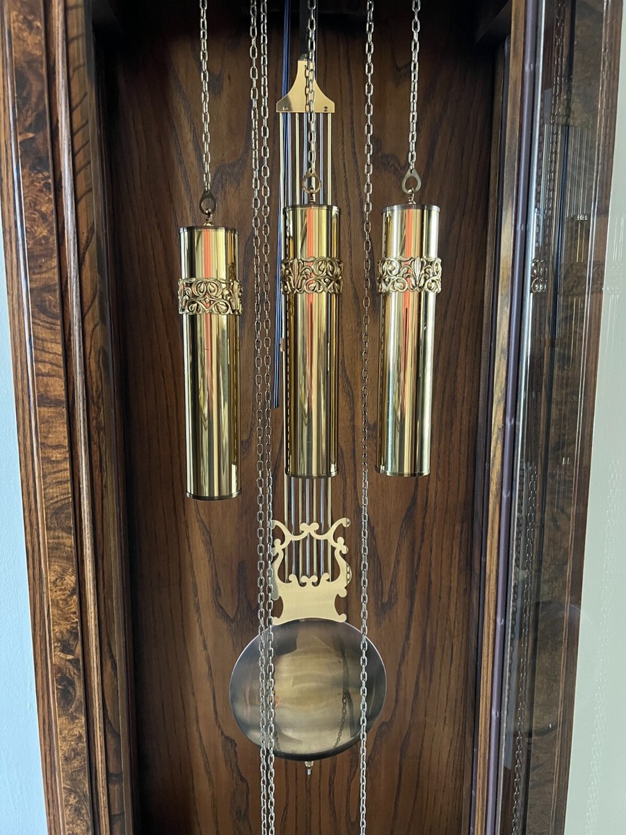Vintage Colonial of Zeeland Grandfather Clock, Good Working, 78