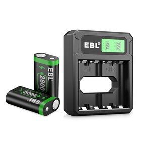 2x Battery Pack with Charger for Xbox Series X|S/Xbox One X|S Controller