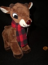 Rudolph the Red-Nosed Reindeer 7" Plush w/ tag Does not light up or play music 