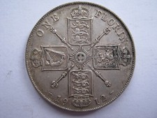 1912 George V silver Florin VF