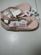 Justice Girls Ballet Dance Shoes Pink - Size 12