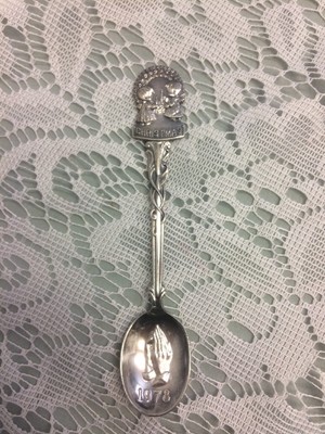 Vintage W.E.Ltd Silver-plate EPNS.Christmas 1978 Souvenir Spoon Made In Holland