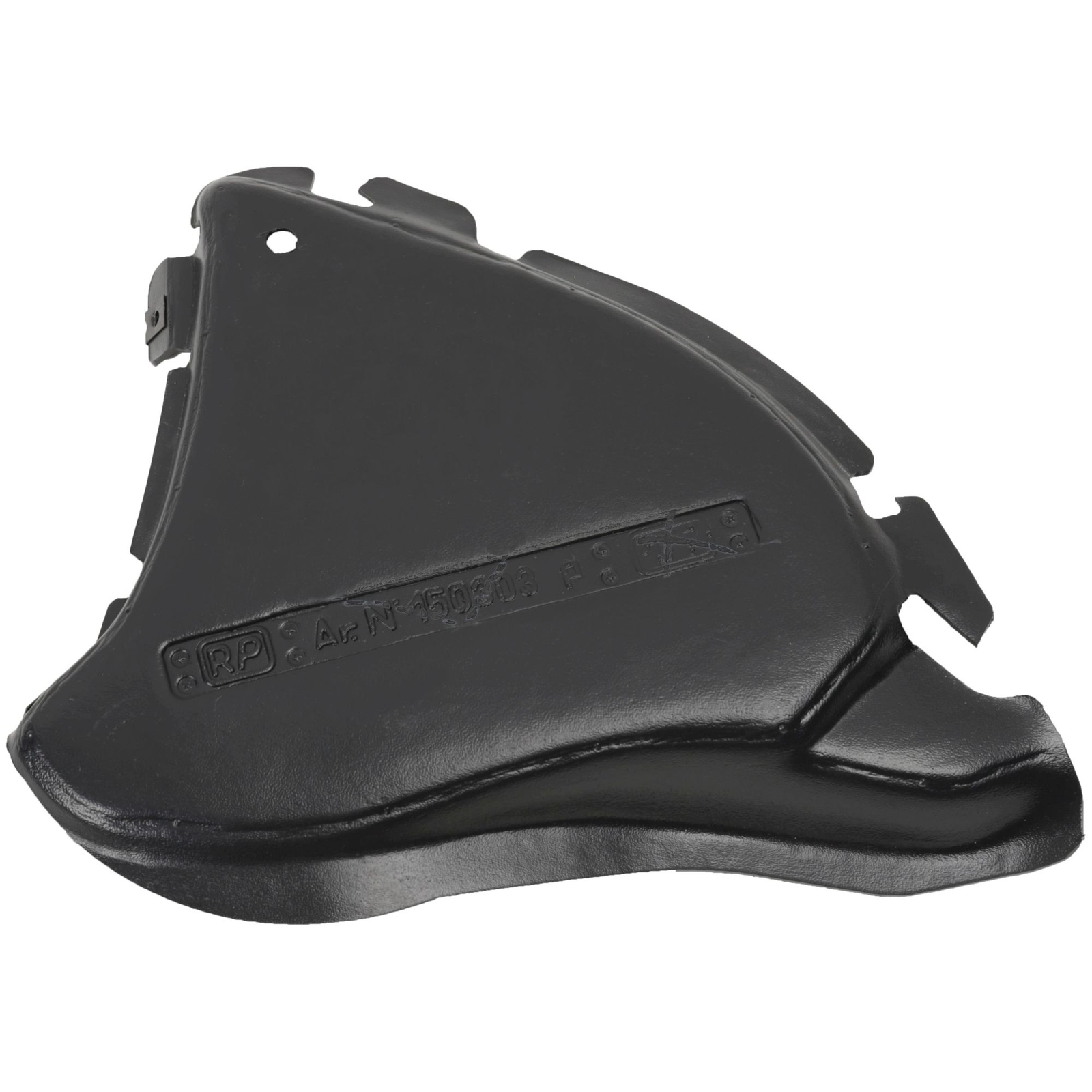Doublure aile Skoda Octavia 1 avant droit en plastique HDPE noir pour modèle 1997 à 2010