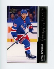 21/22 UPPER DECK YOUNG GUNS ROOKIE RC #480 JUSTIN RICHARDS RANGERS *69952