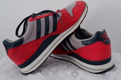 Adidas Mens ZX 700 Sneakers G13193 Gray/Red/Black. Sz 8. C6. 1S