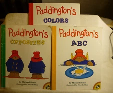 3- Books Paddington's A B c, Co0lors, and opposites  by Michael Bond 17340