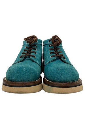 ROLLING DUB TRIO Stiefel Wildleder Blau Schnürstiefel Größe 7