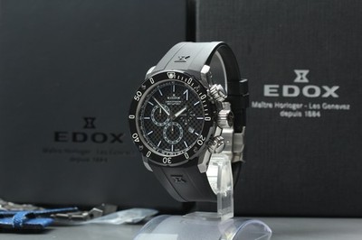 EDOX Chronoffshore 1 Chronograph 10221-3M-NIBU2 Quarzuhr [Box&Band beschädigt]
