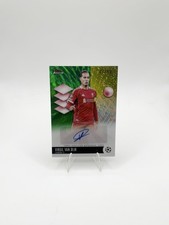 2025-26 Topps Finest #BA-VD Virgil Van Dijk Green Wave Auto 27/99 Liverpool