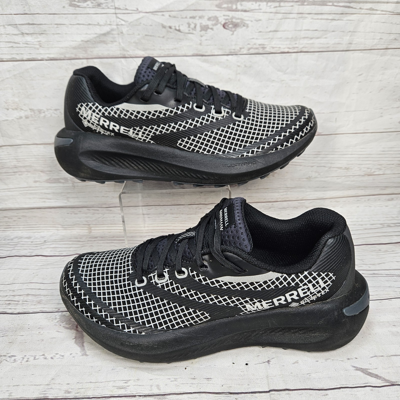 Scarpe da trail running Merrell Morphlite Gore Tex nere da donna taglia 7 *senza solette