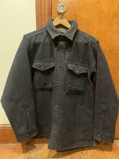 Filson Lined Mackinaw Wool Jac Shirt -S- 20232893 Black Heather Check Jacket CC