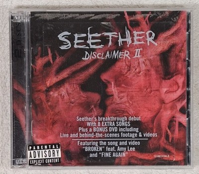 Seether - Disclaimer II CD/DVD 2004 Wind-Up 60150-13100-2 Hard Rock Alternative