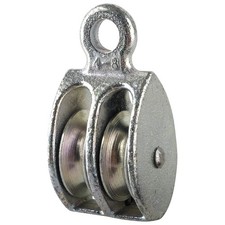 PEERLESS 3-080-04-86- Pulley Block,Fixed Eye,3/8 in Rope dia. 16A349
