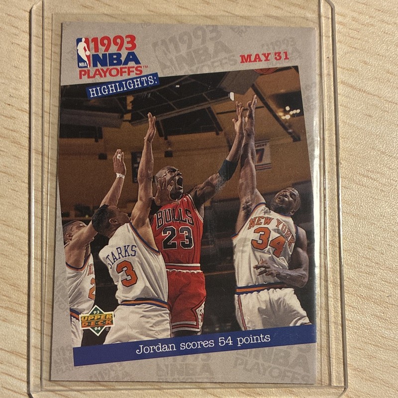 1993-94 Upper Deck - NBA Playoffs Highlights Michael Jordan #193