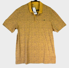 Adidas Golf Men's Gold Go-To PRT Polo Shirt Size XL