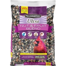 Dry Wild Bird Seed and Feed Ultra Fruit Nut Blend 6 lb Bag