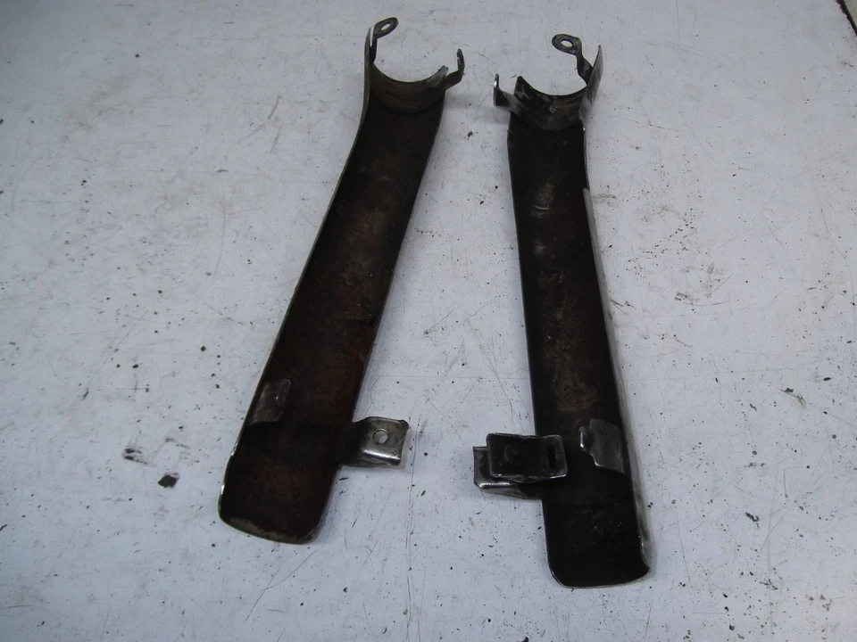 SUZUKI GS650L EXHAUST HEAT SHIELDS LEFT + RIGHT - Image 4 of 4