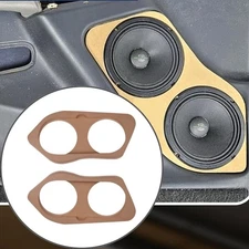 2Pcs Front Door Pod Baffles 6.5" Speaker Rings Pods For 2000-06 GM/GMC Silverado