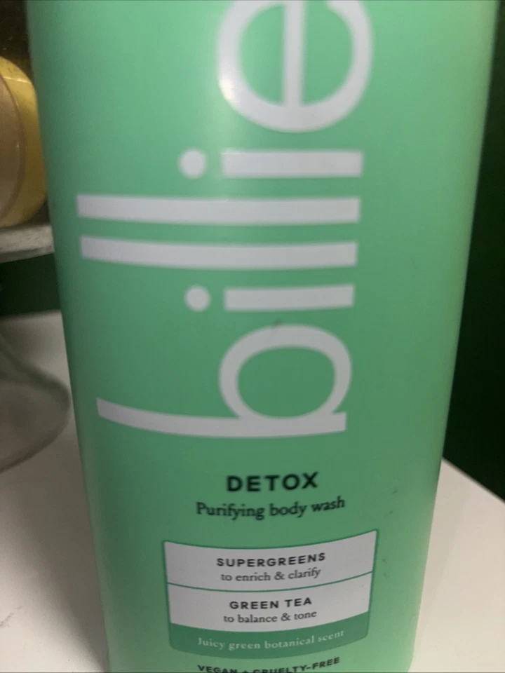 Billie Detox Purifying Body Wash Women, 18 fl Oz, Green Botanical Scent - Image 2 of 2