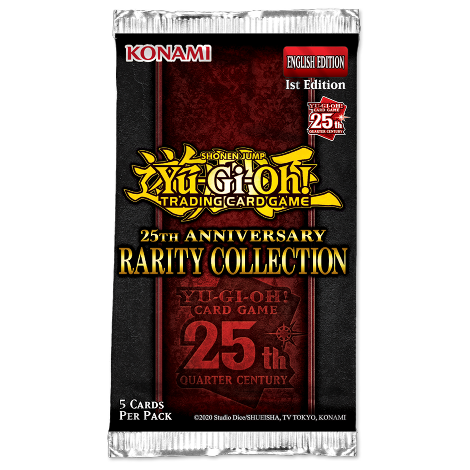Yu-Gi-Oh! TCG Rarity Collection Booster Pack 25th Anniversary Trading Card Game