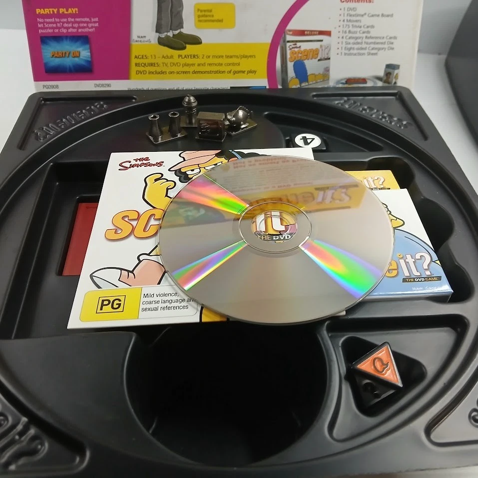 The Simpsons - Scene It? The DVD Game DELUXE Edition Board Game Complete - Image 4 of 4