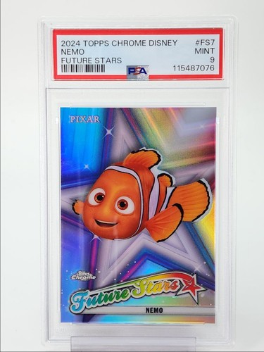 Nemo 2024 Topps Chrome Disney Pixar Future Stars #FS-7 B PSA 9 Q4244