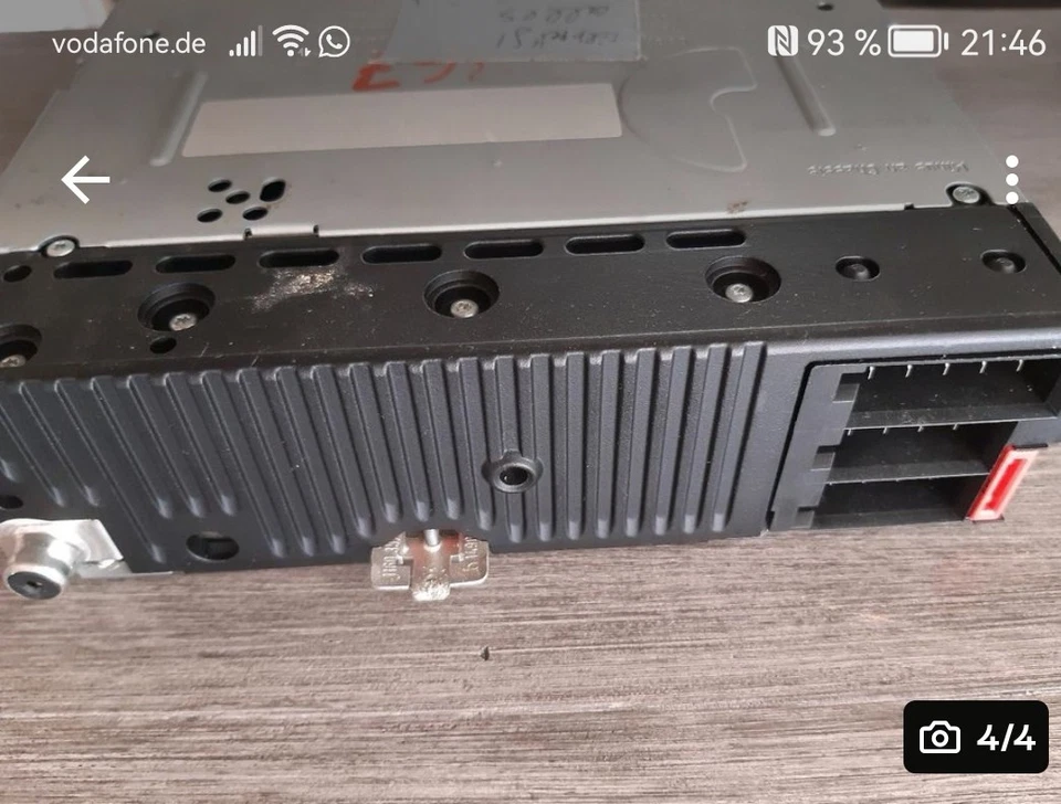 Oldtimer Mercedes Classics BE1150 Becker Kassettenradio Autoradio mit Code - Bild 3 von 3