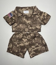 Build A Bear Digital Camo Outfit Military Army Soldier H