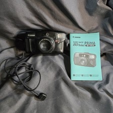 Canon Sure Shot 80 Tele 35mm Point  Shoot Film Camera - Tested