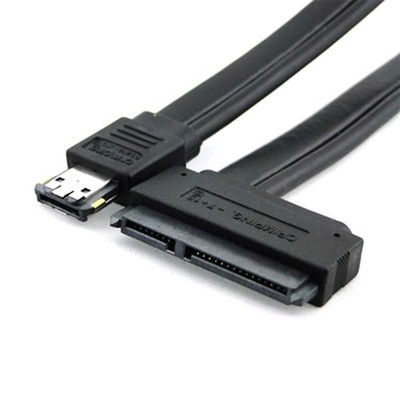 Kombi-Kabel eSATA USB 2.0 auf 22-poliges SATA 50 cm für 2,5'' 3,5'' Festplatten