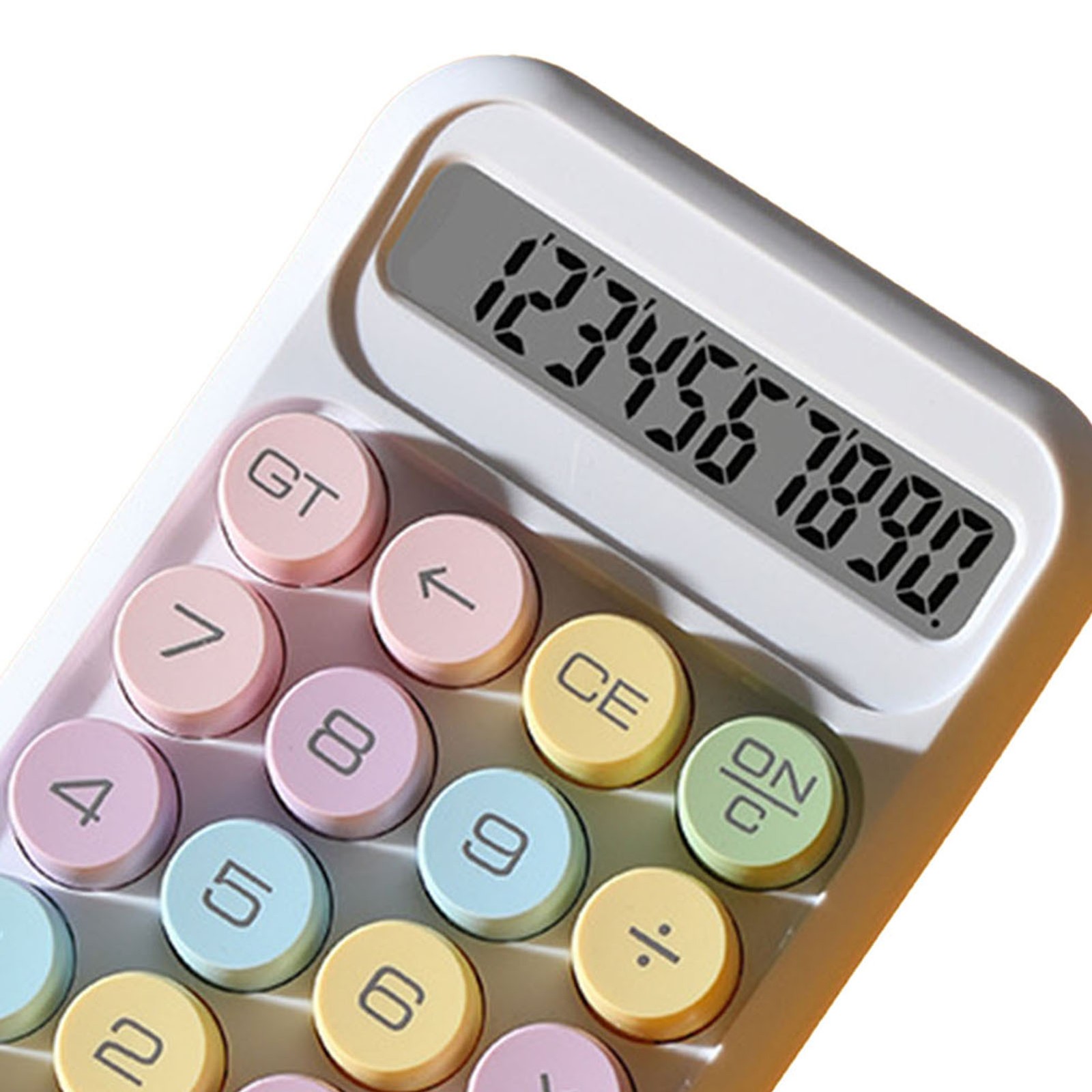 Scientific Calculator 10 Digit LCD Display Portable Mechanical Button Calculator