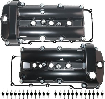 Upgraded Aluminum Left + Right Side Valve Cover Set Pair for Jaguar S-Type 3.0L