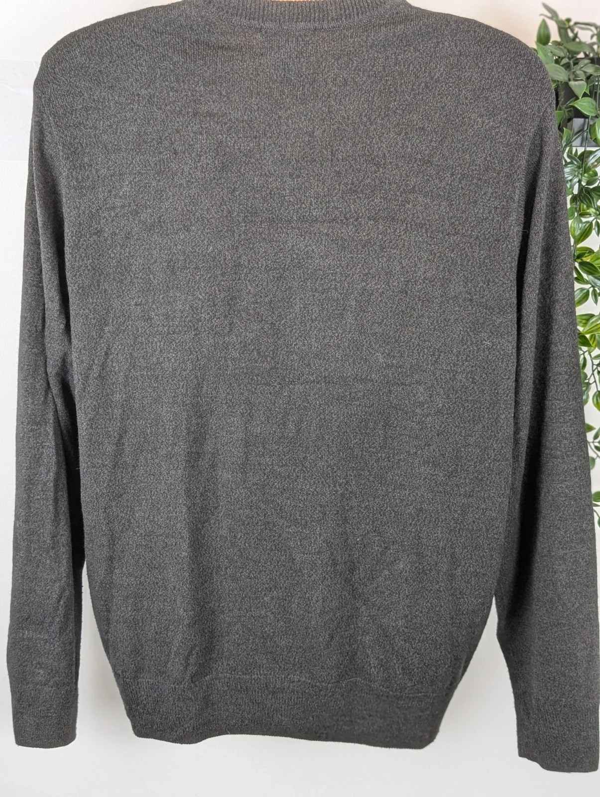 Dockers grey argyle patterned crew neck jumper. M… - image 5