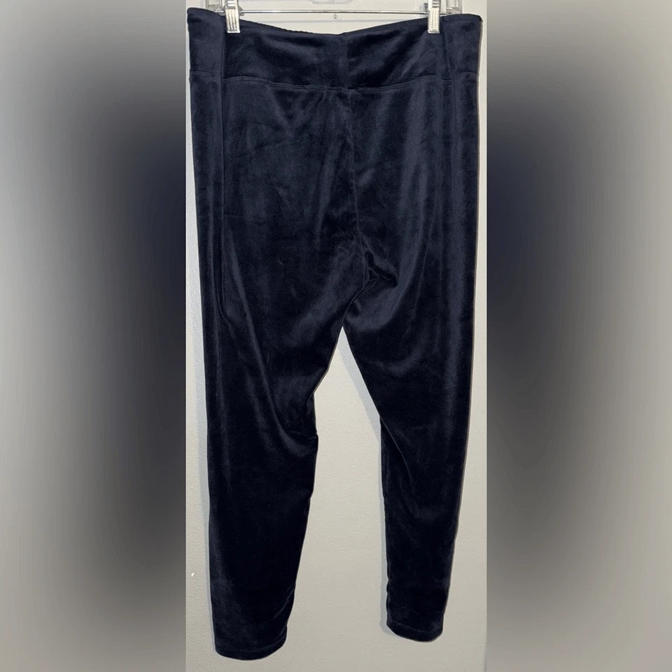 Pantalones de terciopelo Cuddl Duds azul marino XL #720 Foto 2 de 4