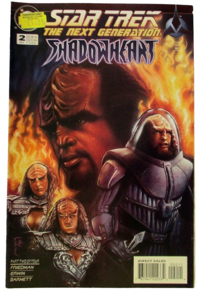 STAR TREK THE NEXT GENERATION: SHADOWHEART 1995 #2 DC COMICS